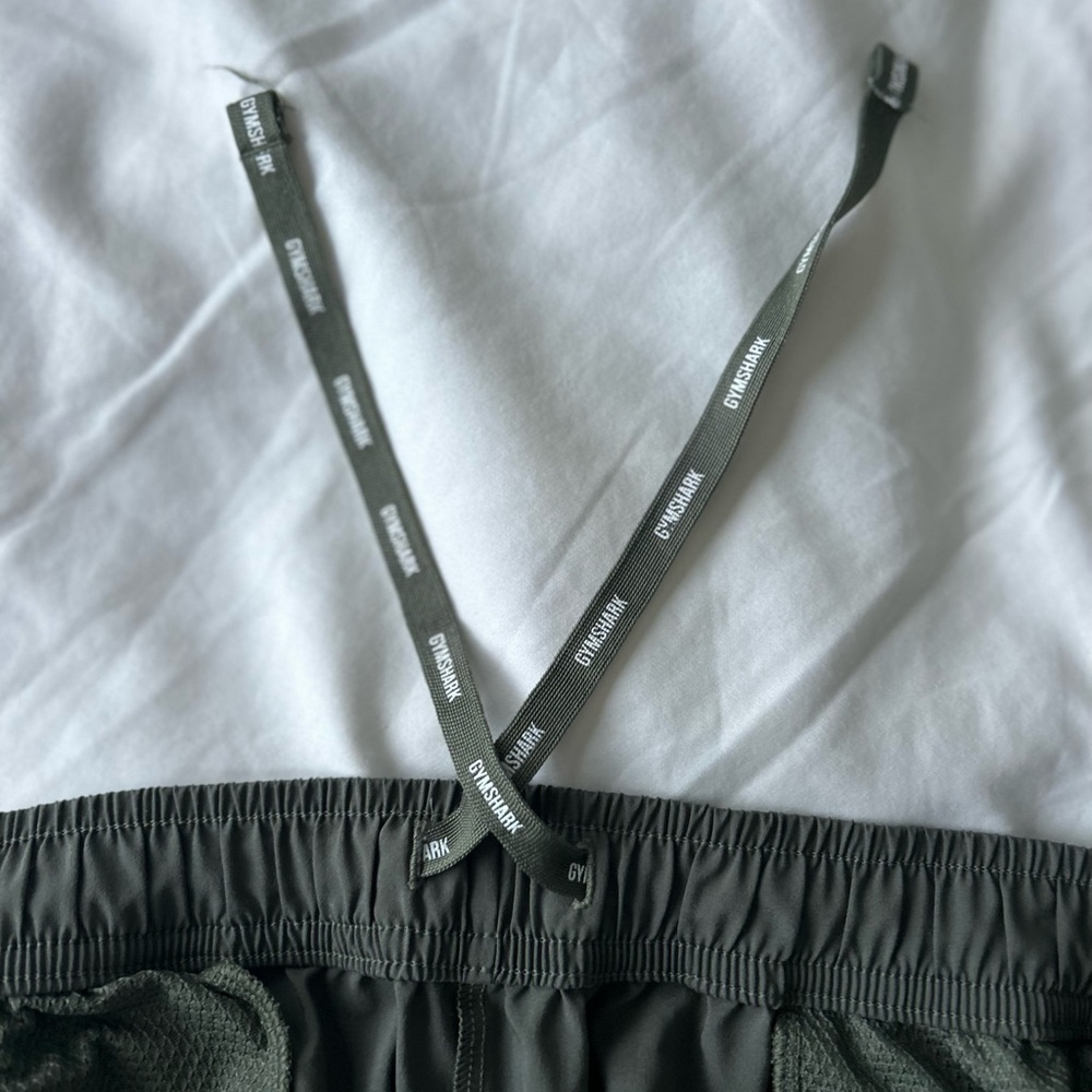 Gymshark Men's Athletic Shorts — Olive Green - Picture 4 of 6